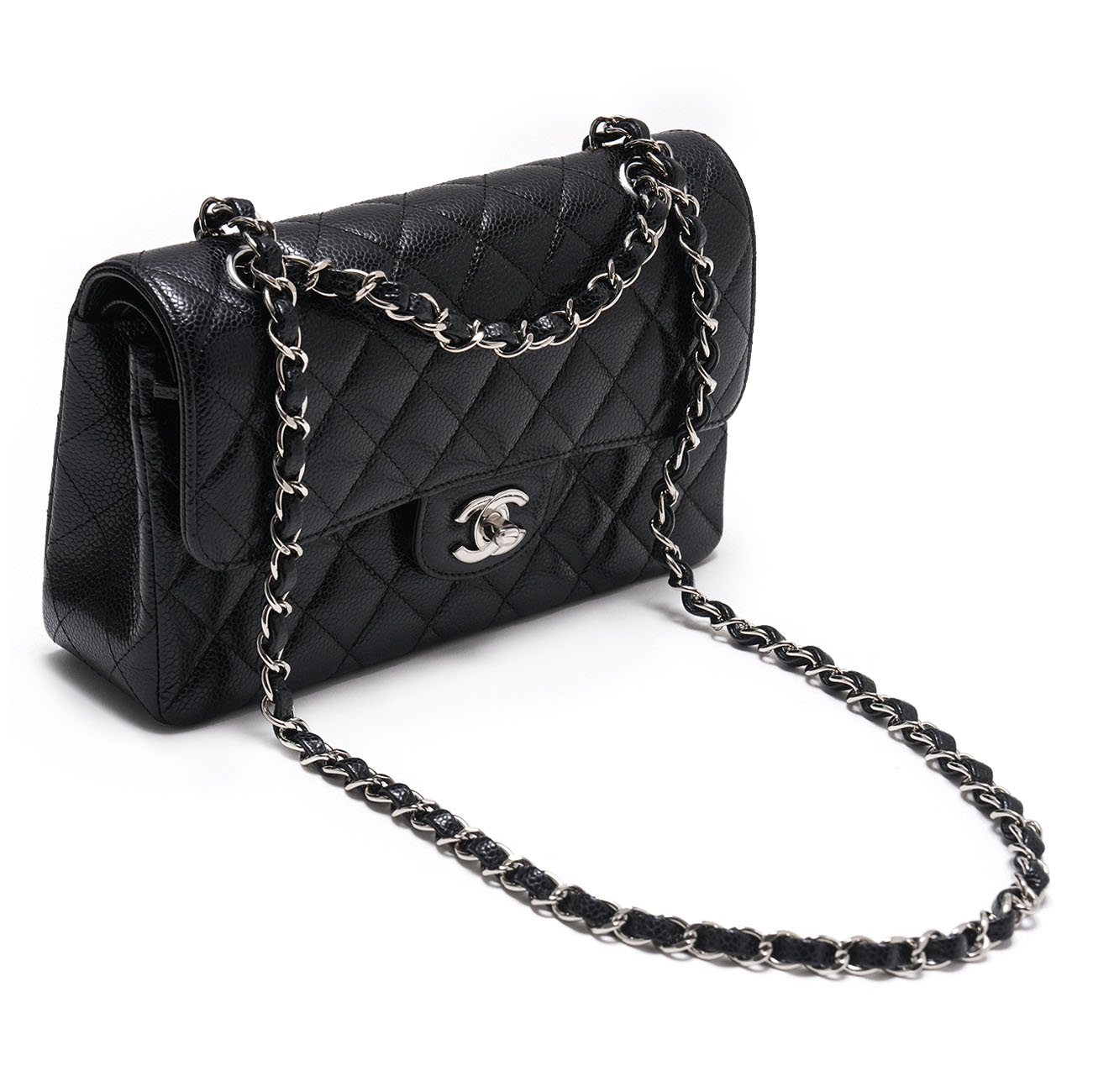 CHANEL(USED)샤넬 캐비어 클래식 스몰 플랩백