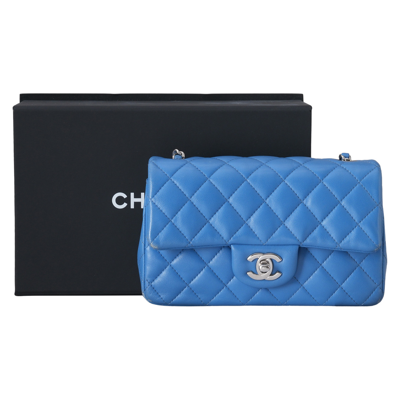 CHANEL(USED)샤넬 램스킨 뉴미니 크로스백
