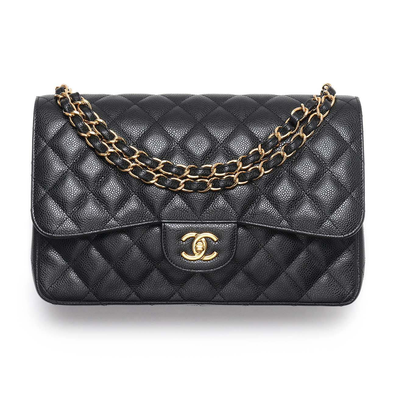 CHANEL(USED)샤넬 캐비어 클래식 라지 플랩백