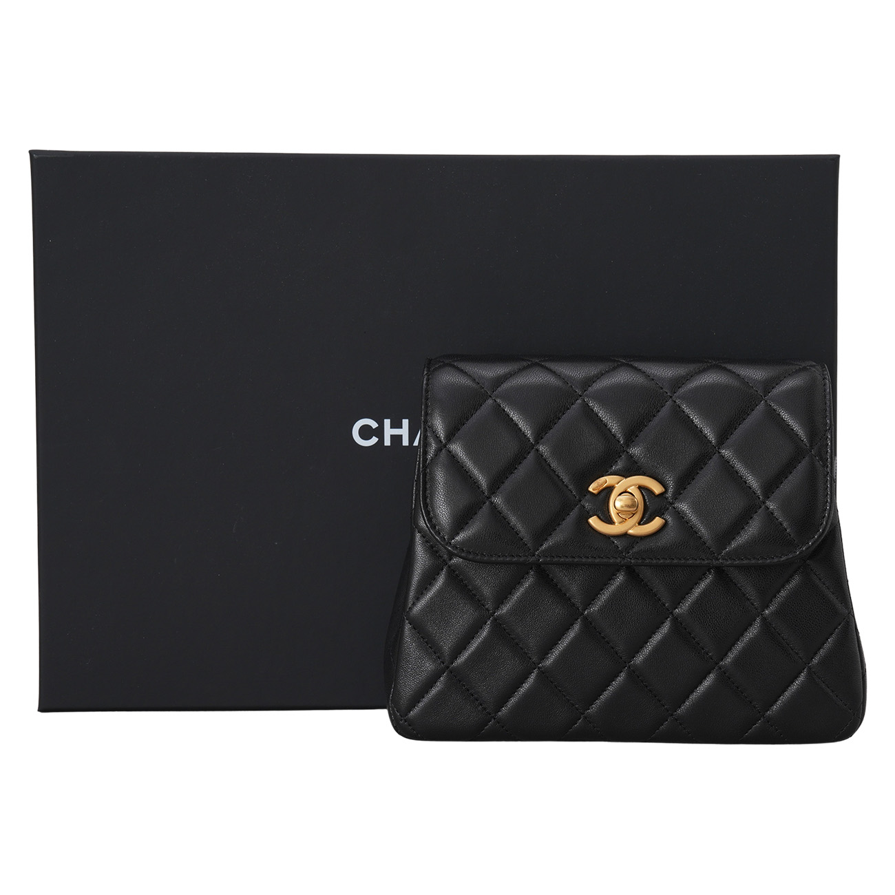 CHANEL(USED)샤넬 AP4679 램스킨 시즌 미니 플랩백