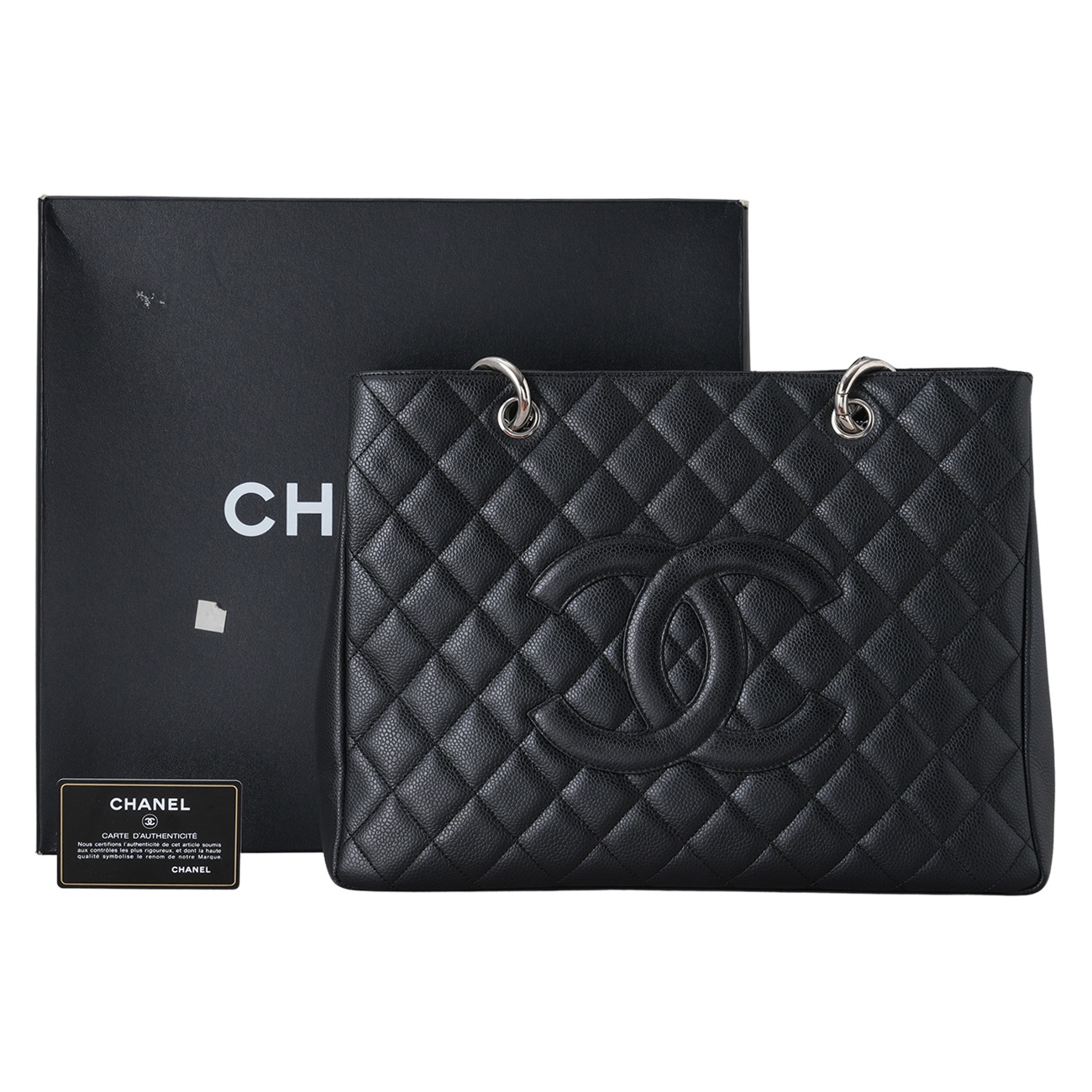 CHANEL(USED)샤넬 캐비어 그랜드샤핑