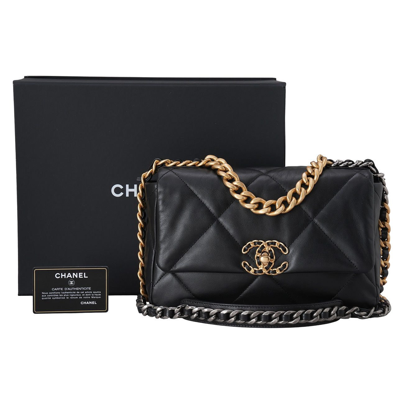CHANEL(USED)샤넬 19백 미듐