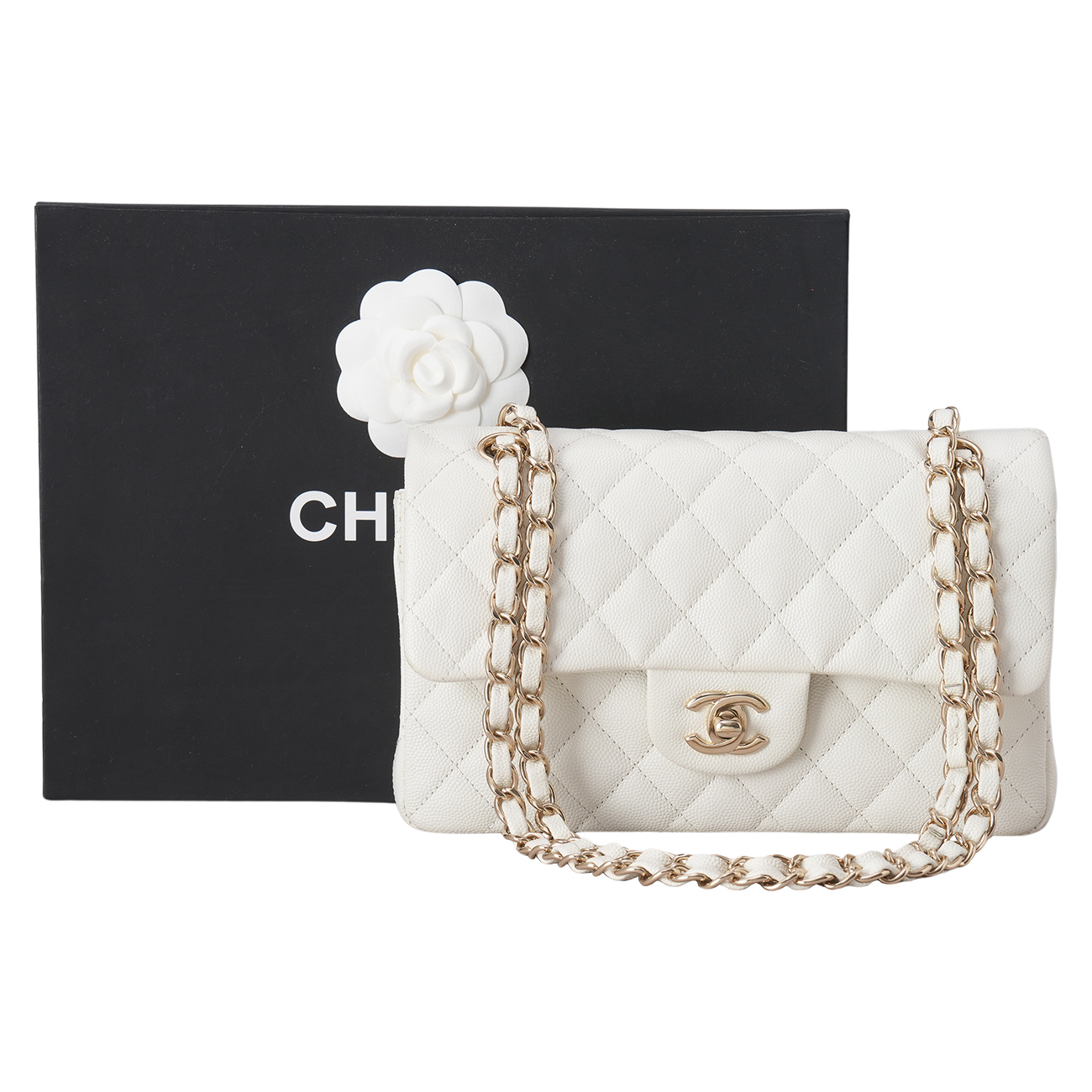 CHANEL(USED)샤넬 캐비어 클래식 스몰 플랩백