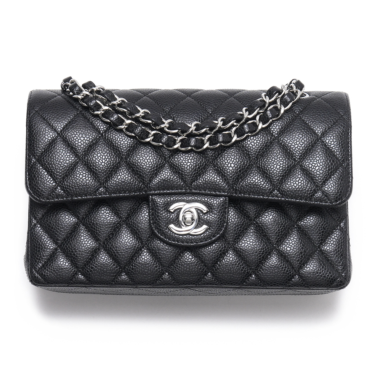 CHANEL(USED)샤넬 캐비어 클래식 스몰 플랩백