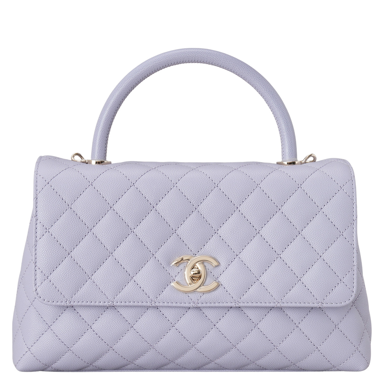 CHANEL(USED)샤넬 라벤더 코코핸들 미디움 백