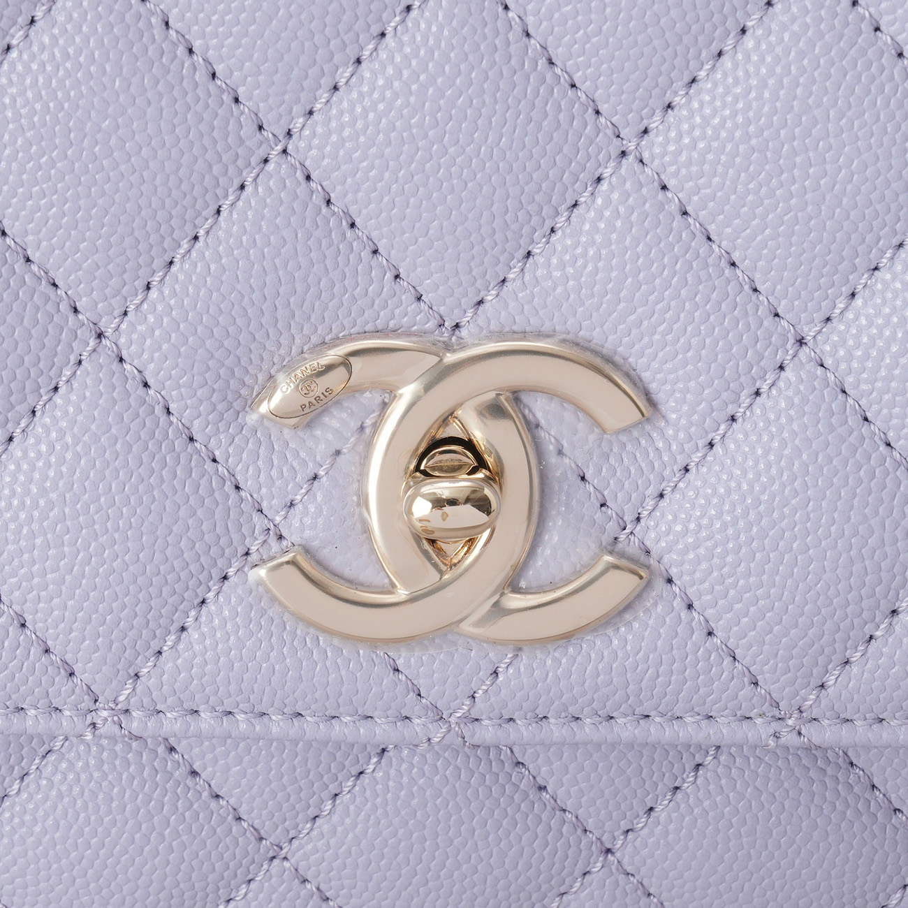 CHANEL(USED)샤넬 라벤더 코코핸들 미디움 백