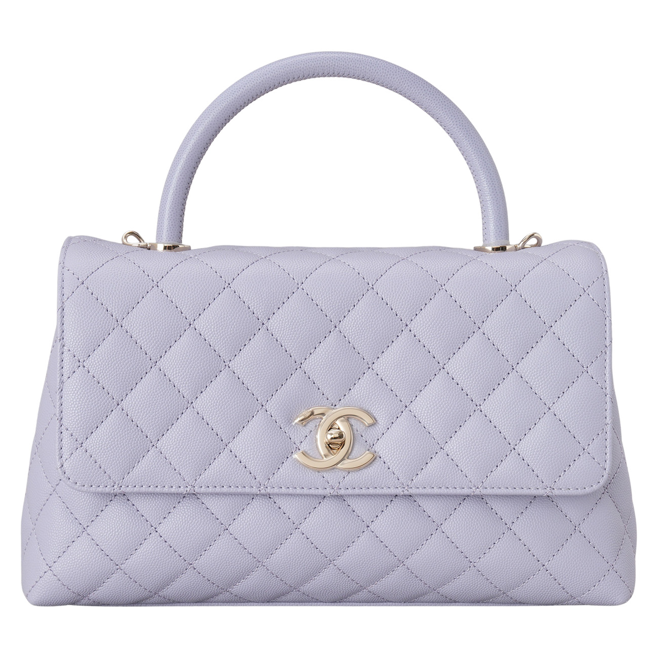 CHANEL(USED)샤넬 라벤더 코코핸들 미디움 백