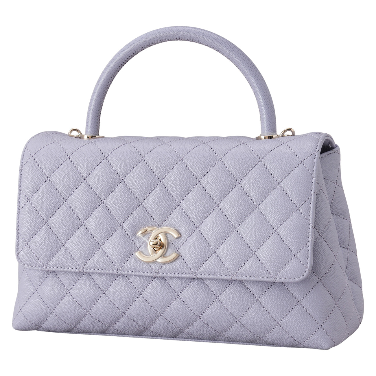 CHANEL(USED)샤넬 라벤더 코코핸들 미디움 백
