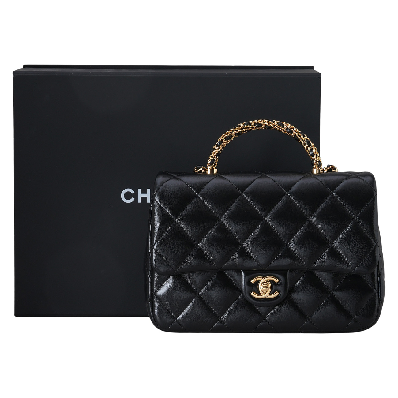 CHANEL(USED)샤넬 AS5043 시즌 탑핸들 체인 숄더백
