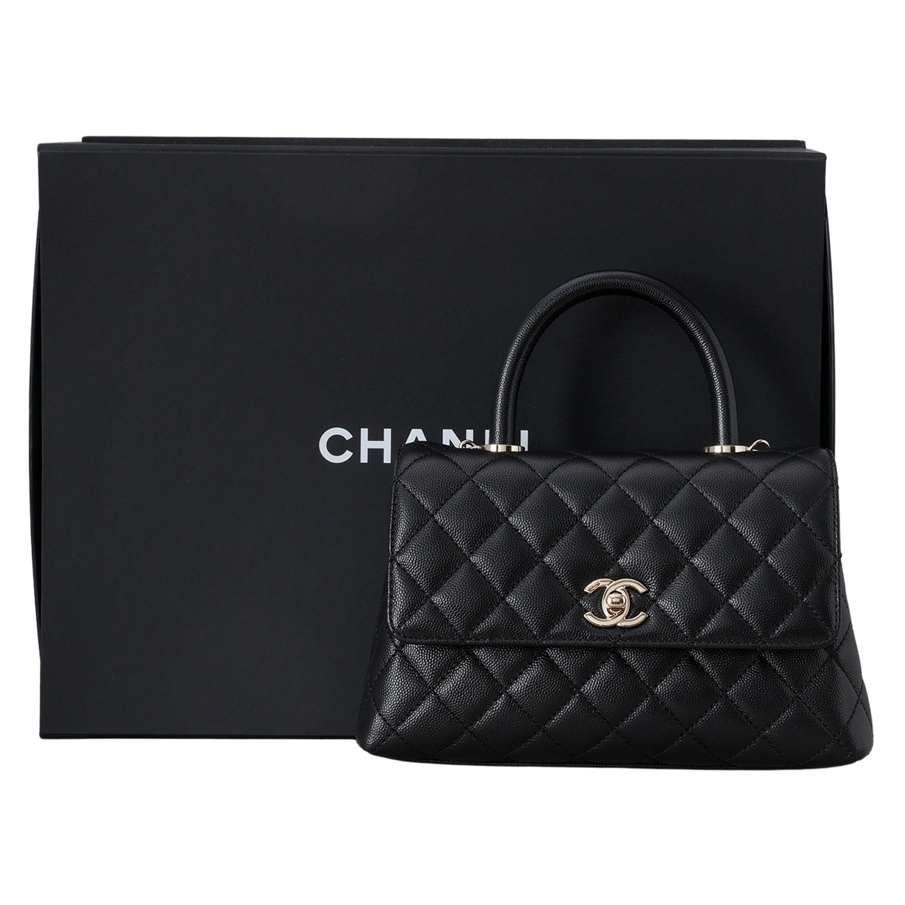 CHANEL(USED)샤넬 캐비어 코코핸들 스몰