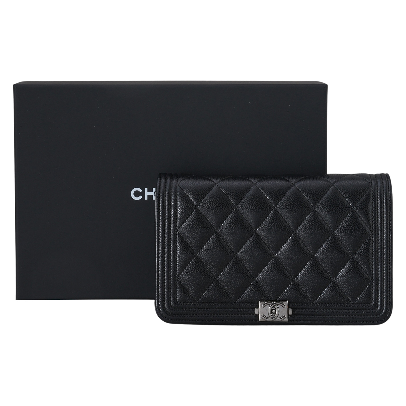CHANEL(USED)샤넬 캐비어 보이샤넬 WOC