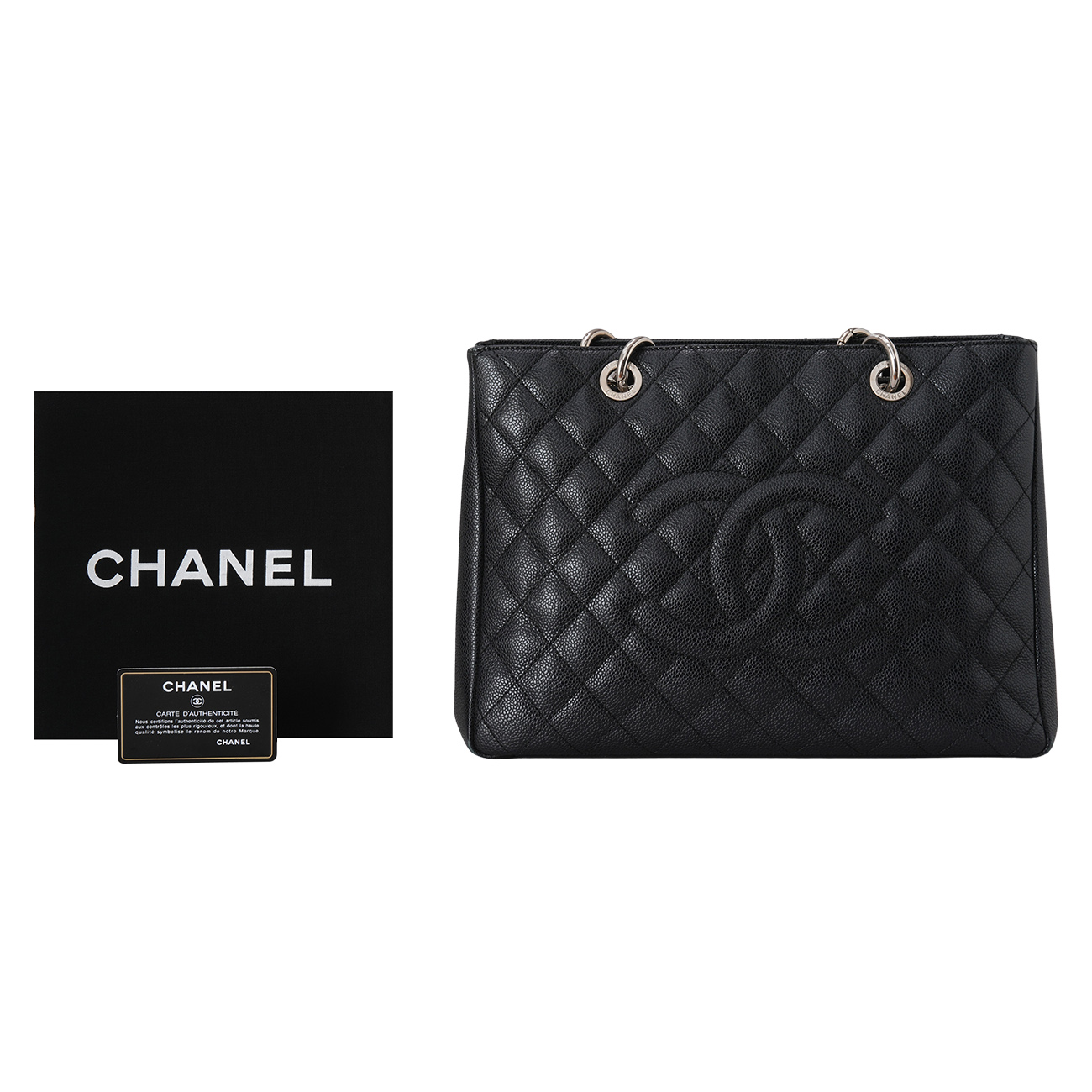 CHANEL(USED)샤넬 캐비어 그랜드샤핑