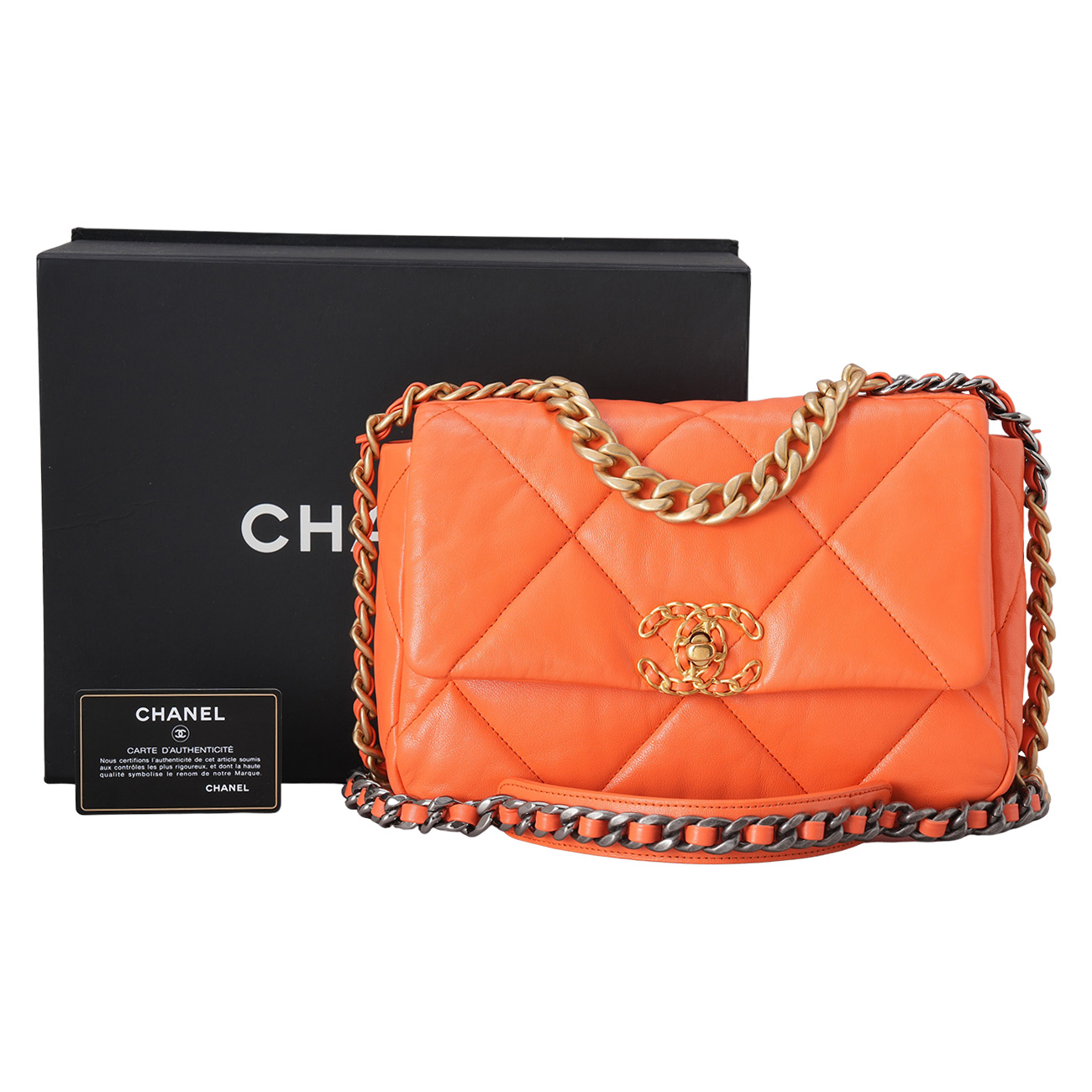 CHANEL(USED)샤넬 19백 미듐