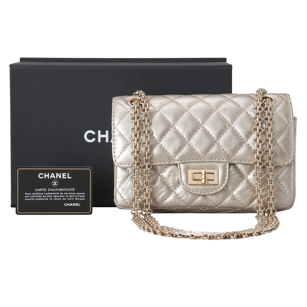 CHANEL(USED)샤넬 2.55  클래식 미니 체인 숄더백