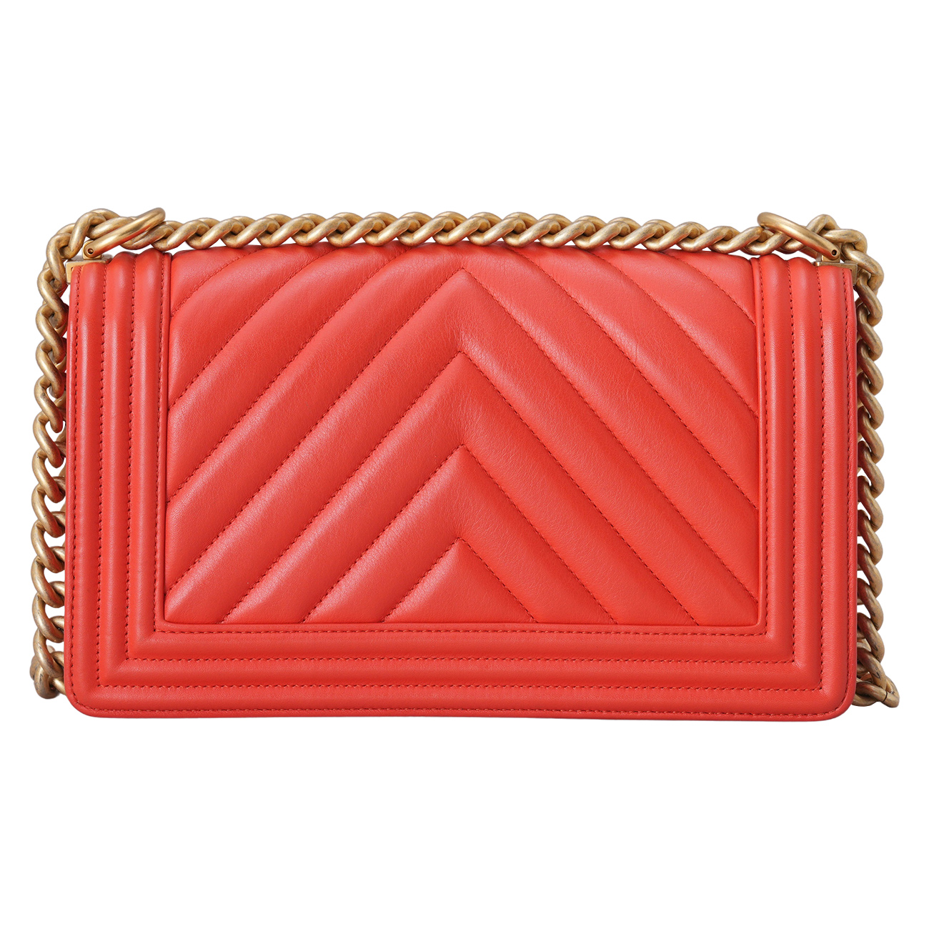 CHANEL(USED)샤넬 보이샤넬 쉐브론 미듐 플랩백