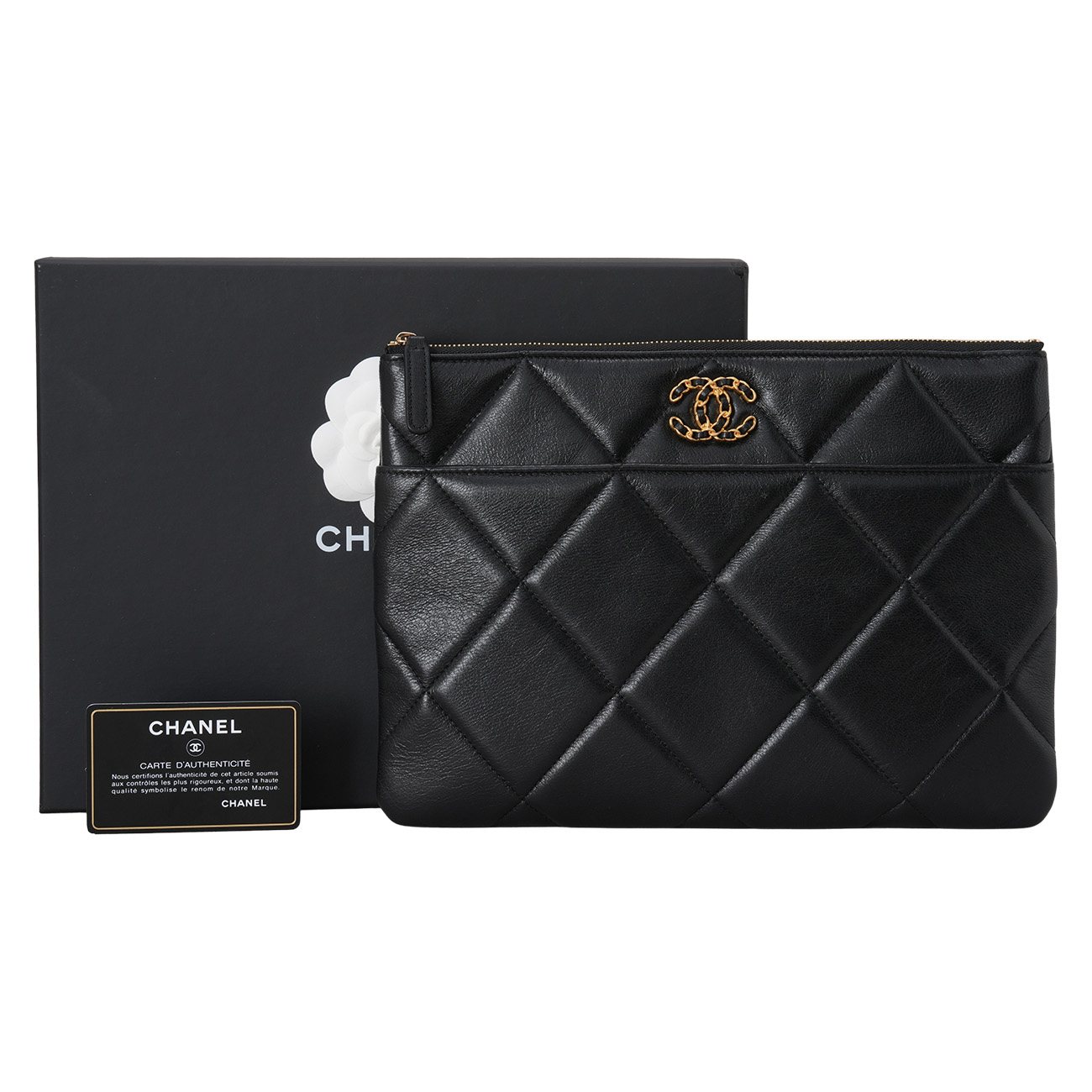 CHANEL(USED)샤넬 19 클러치 뉴미듐