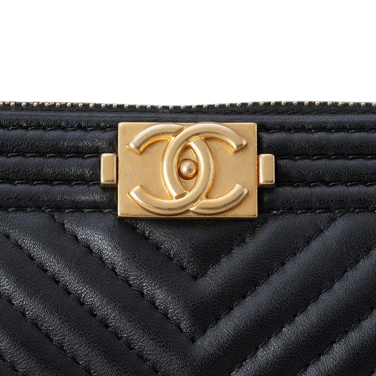 CHANEL(USED)샤넬 보이샤넬 쉐브론 클러치