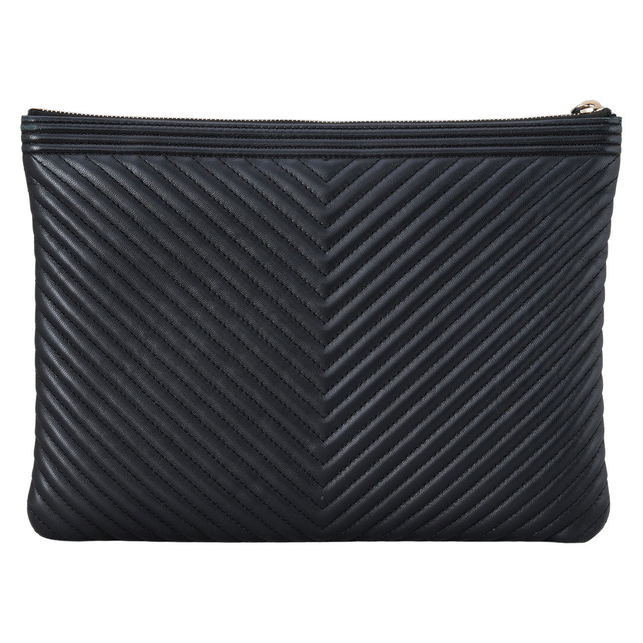 CHANEL(USED)샤넬 보이샤넬 쉐브론 클러치