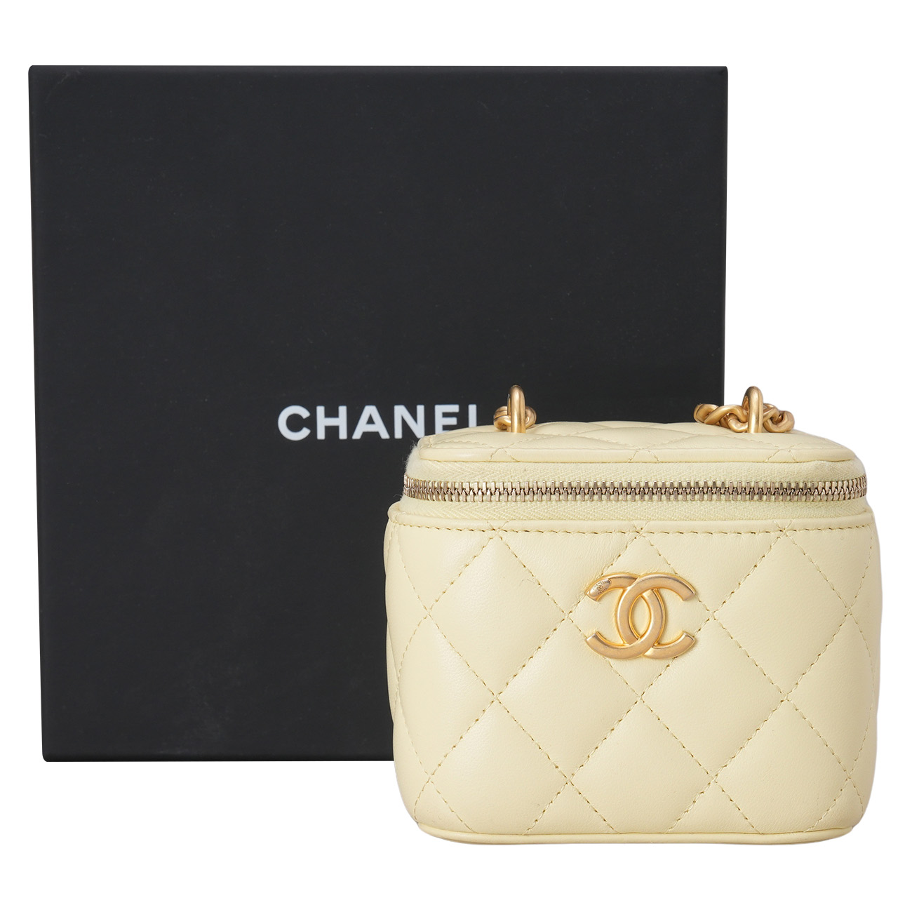 CHANEL(USED)샤넬 까멜리아볼 베니티 미니