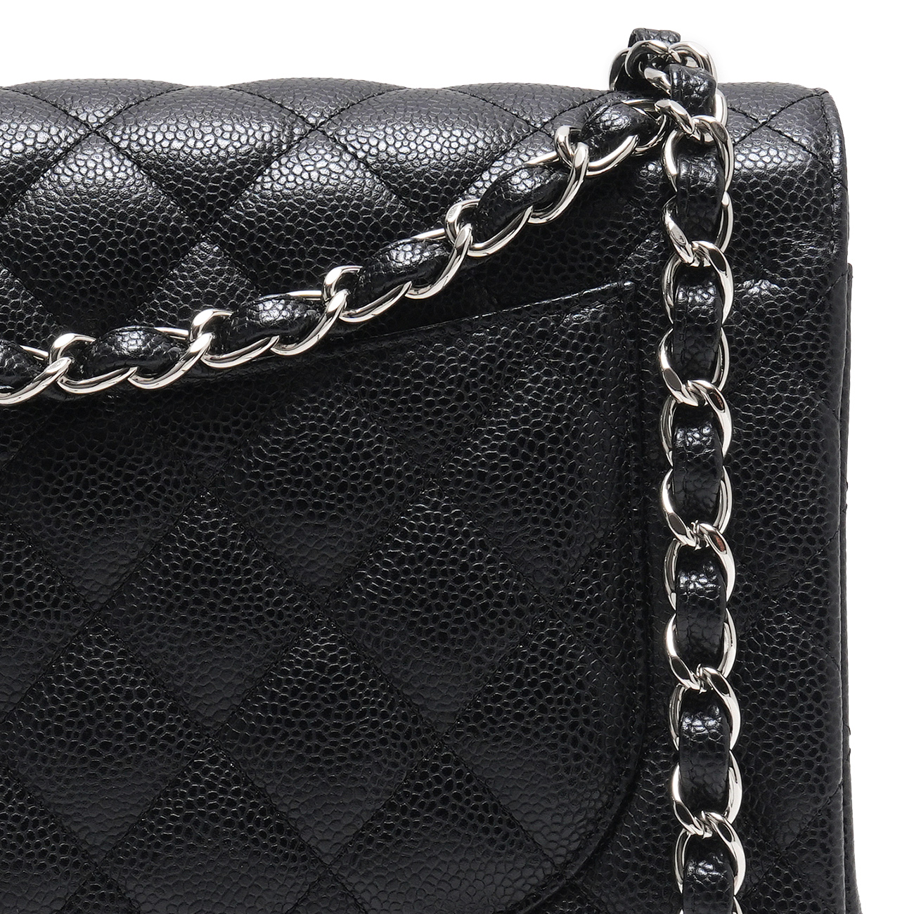 CHANEL(USED)샤넬 캐비어 클래식 라지 플랩백