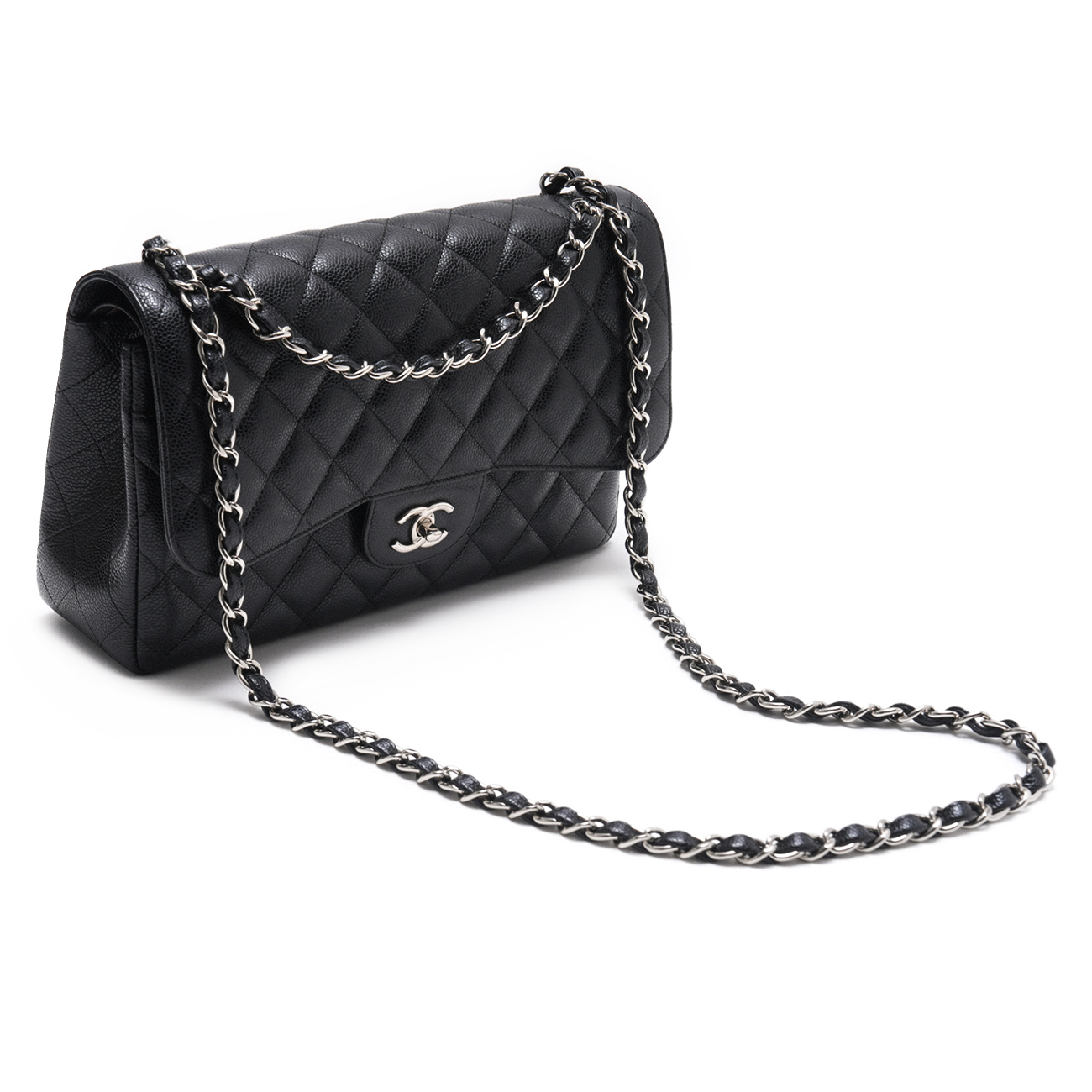 CHANEL(USED)샤넬 캐비어 클래식 라지 플랩백