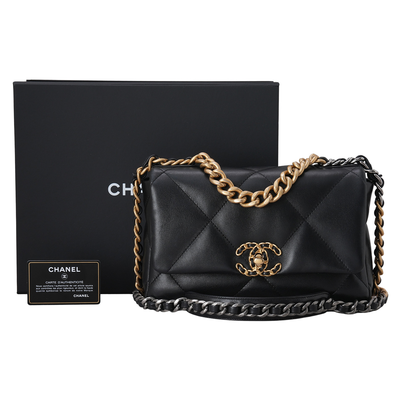 CHANEL(USED)샤넬 AS1160 19백 미듐