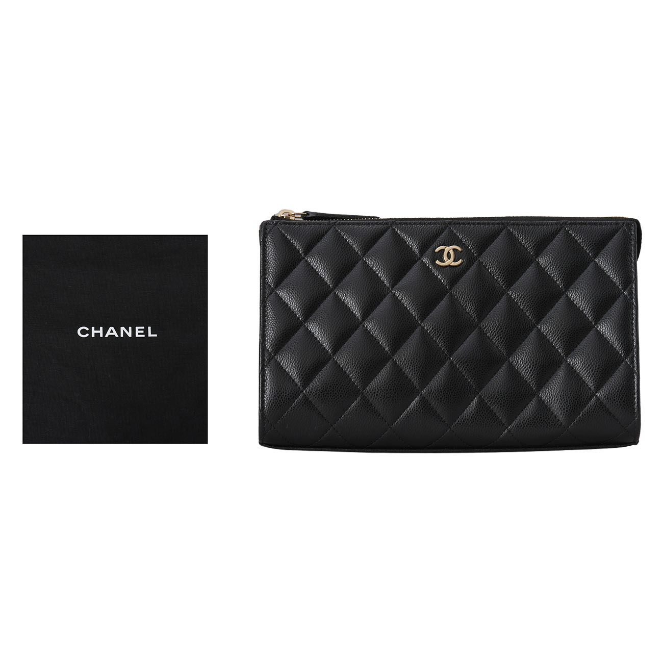CHANEL(USED)샤넬 AP4471 캐비어 클래식 스몰 파우치