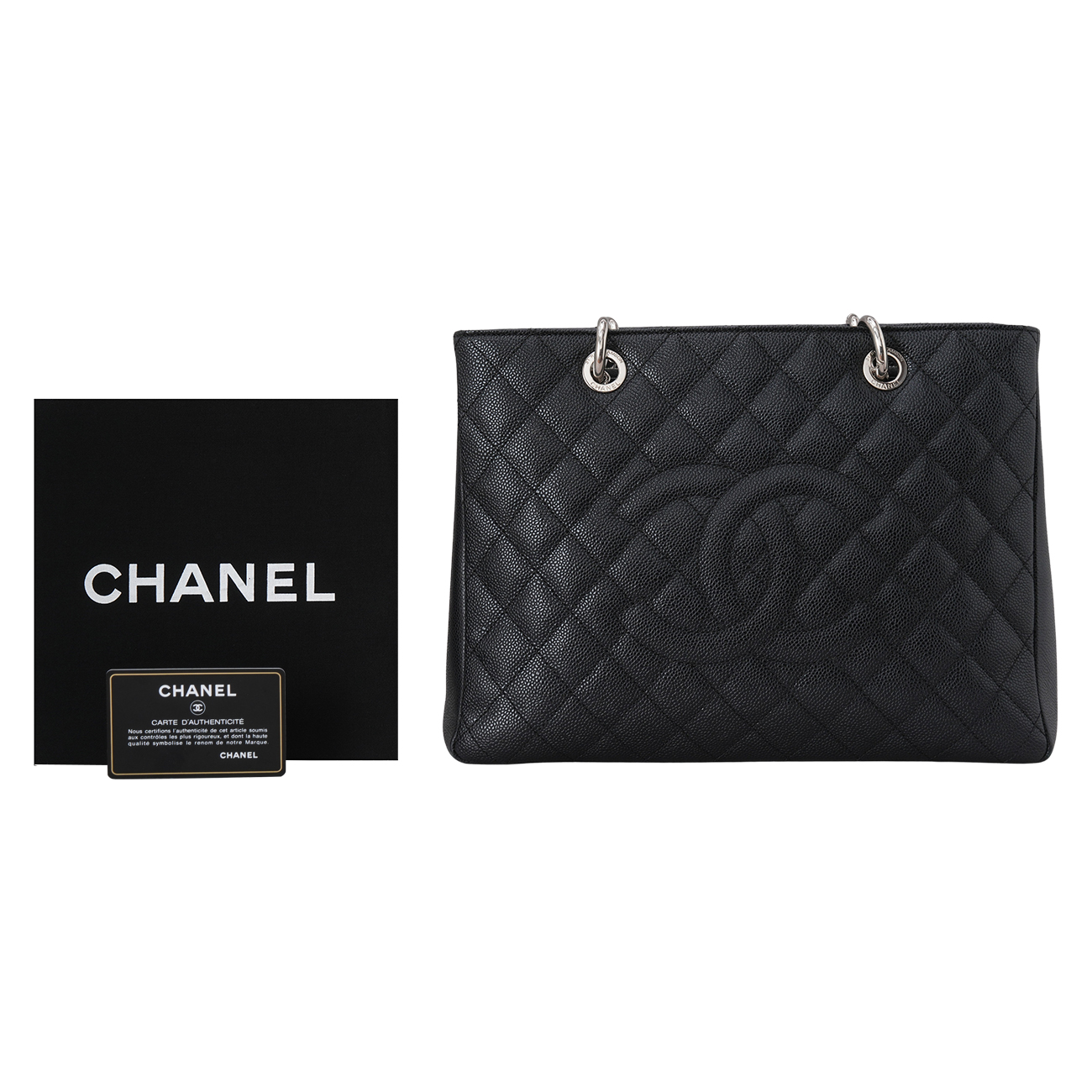 CHANEL(USED)샤넬 캐비어 그랜드샤핑