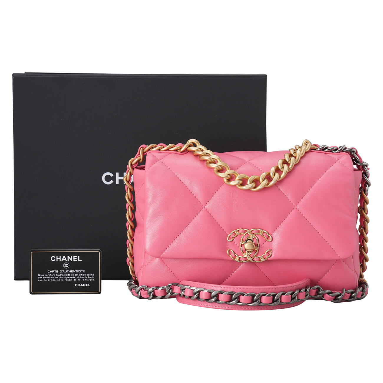 CHANEL(USED)샤넬 19백 미듐