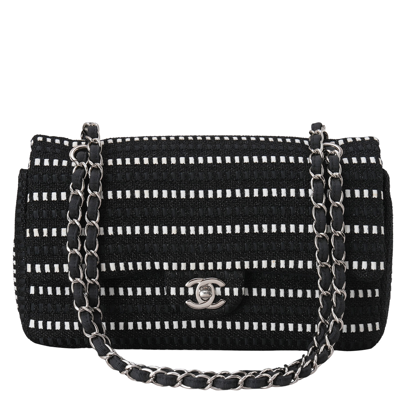 CHANEL(USED)샤넬 시즌 클래식 미듐 플랩백