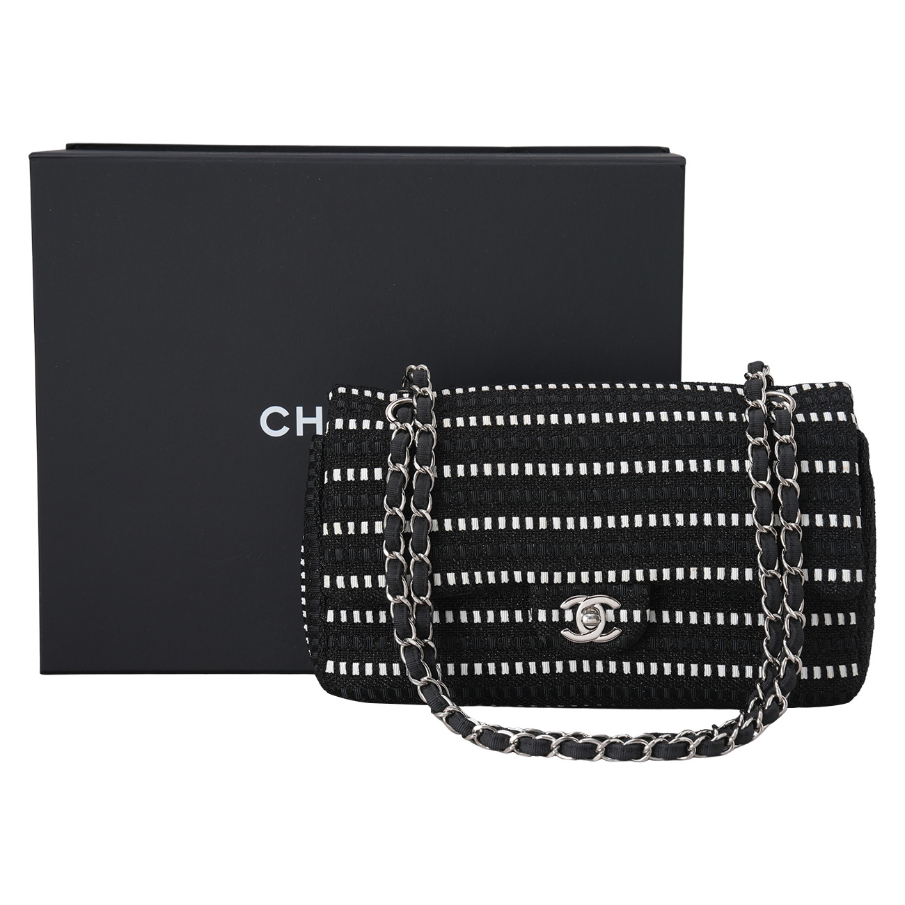 CHANEL(USED)샤넬 시즌 클래식 미듐 플랩백