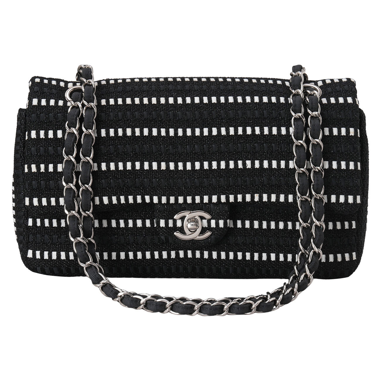 CHANEL(USED)샤넬 시즌 클래식 미듐 플랩백