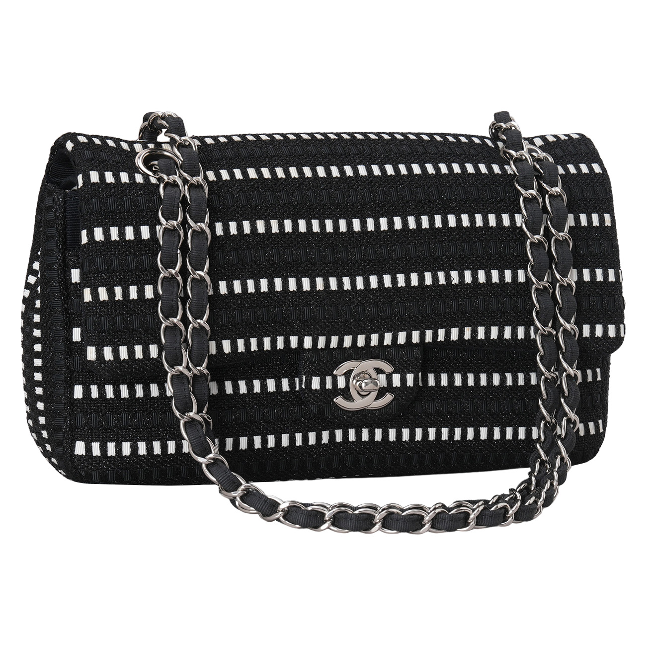 CHANEL(USED)샤넬 시즌 클래식 미듐 플랩백