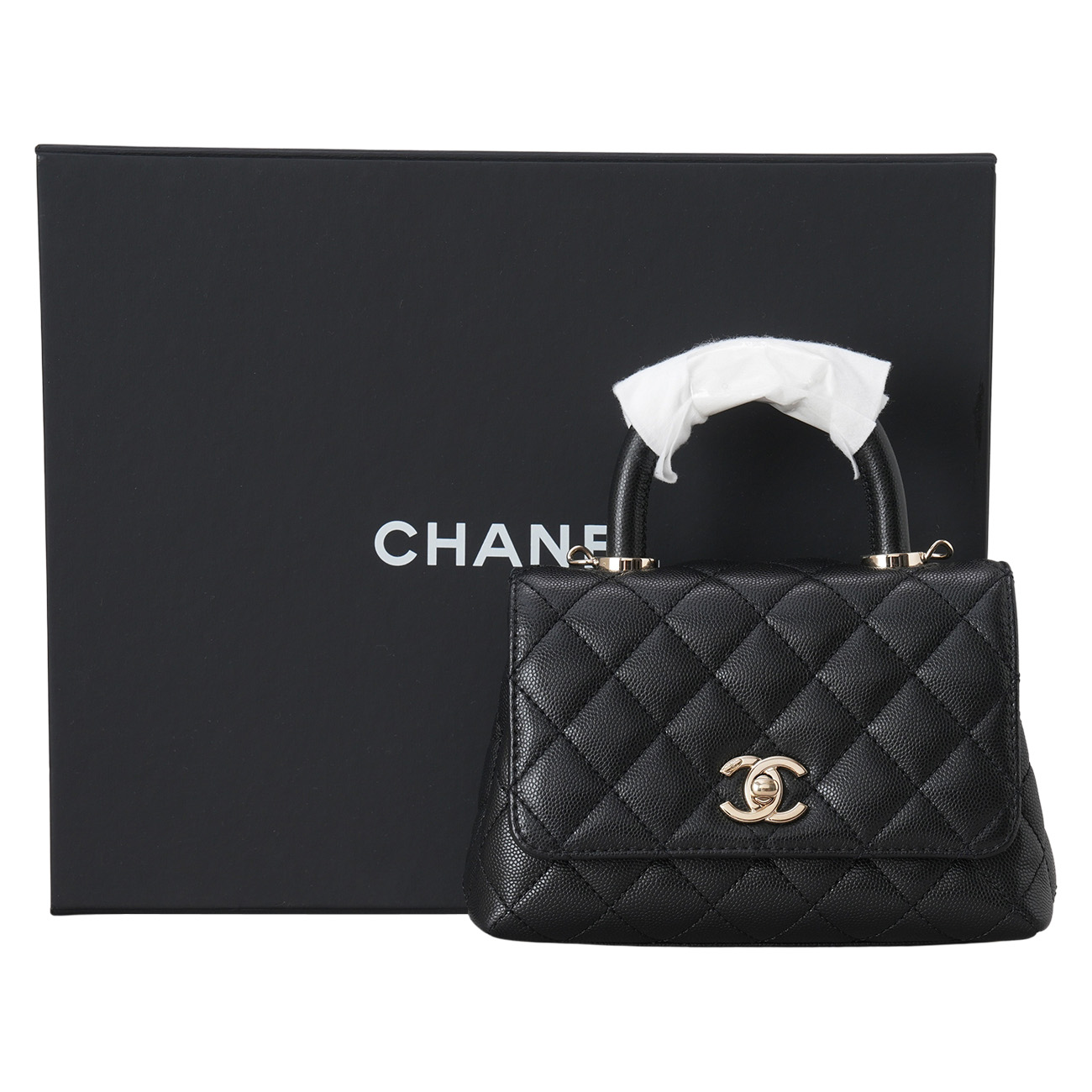 CHANEL(USED)샤넬 캐비어 코코핸들 미니