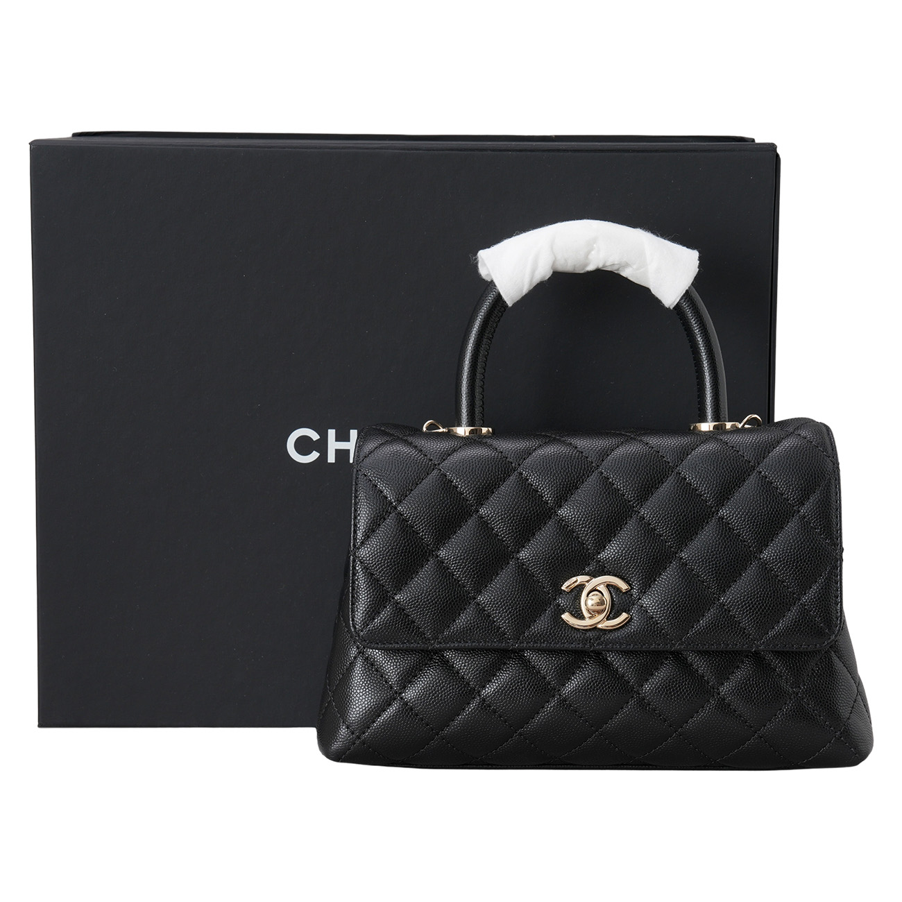 CHANEL(USED)샤넬 캐비어 코코핸들 스몰