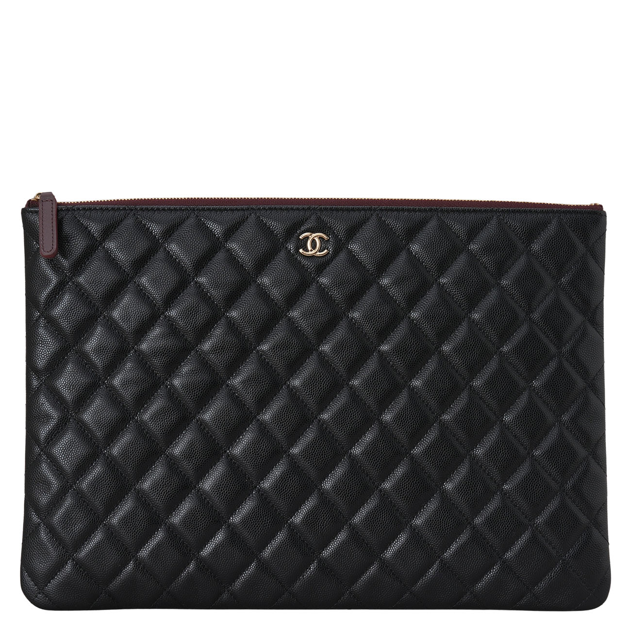 CHANEL(USED)샤넬 캐비어 클래식 클러치 라지