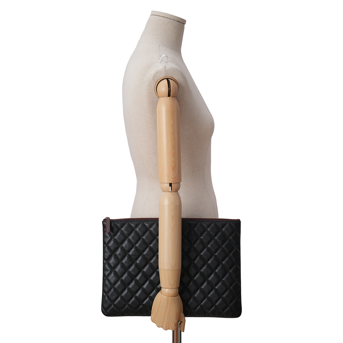 CHANEL(USED)샤넬 캐비어 클래식 클러치 라지