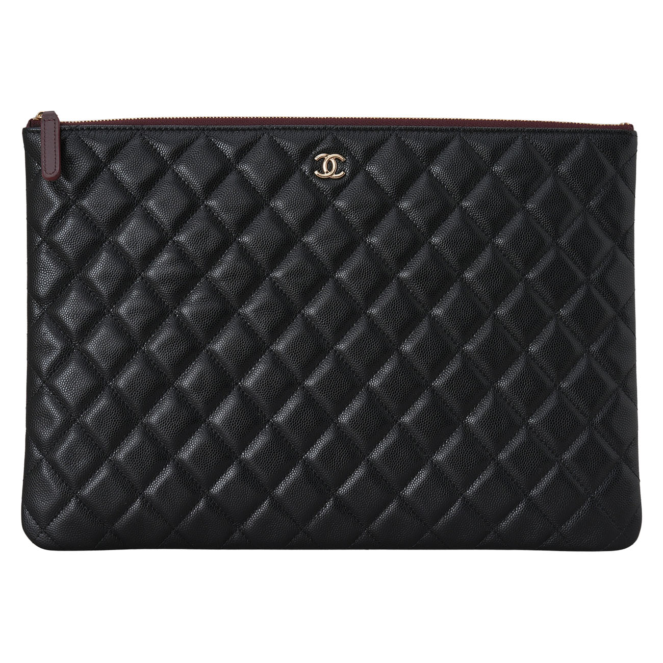 CHANEL(USED)샤넬 캐비어 클래식 클러치 라지