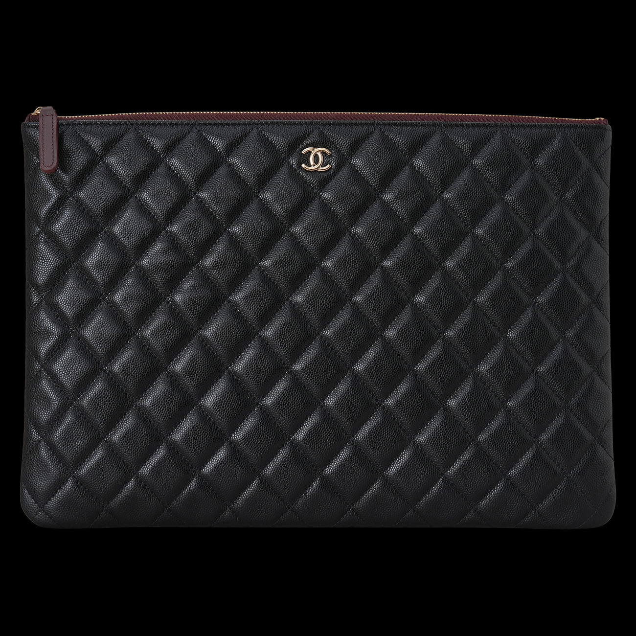 CHANEL(USED)샤넬 캐비어 클래식 클러치 라지