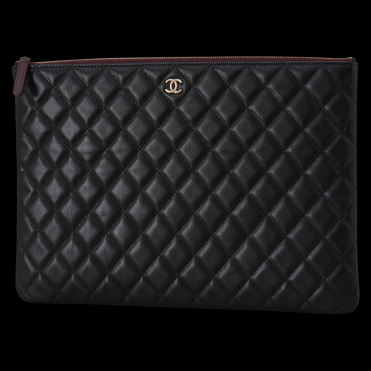 CHANEL(USED)샤넬 캐비어 클래식 클러치 라지