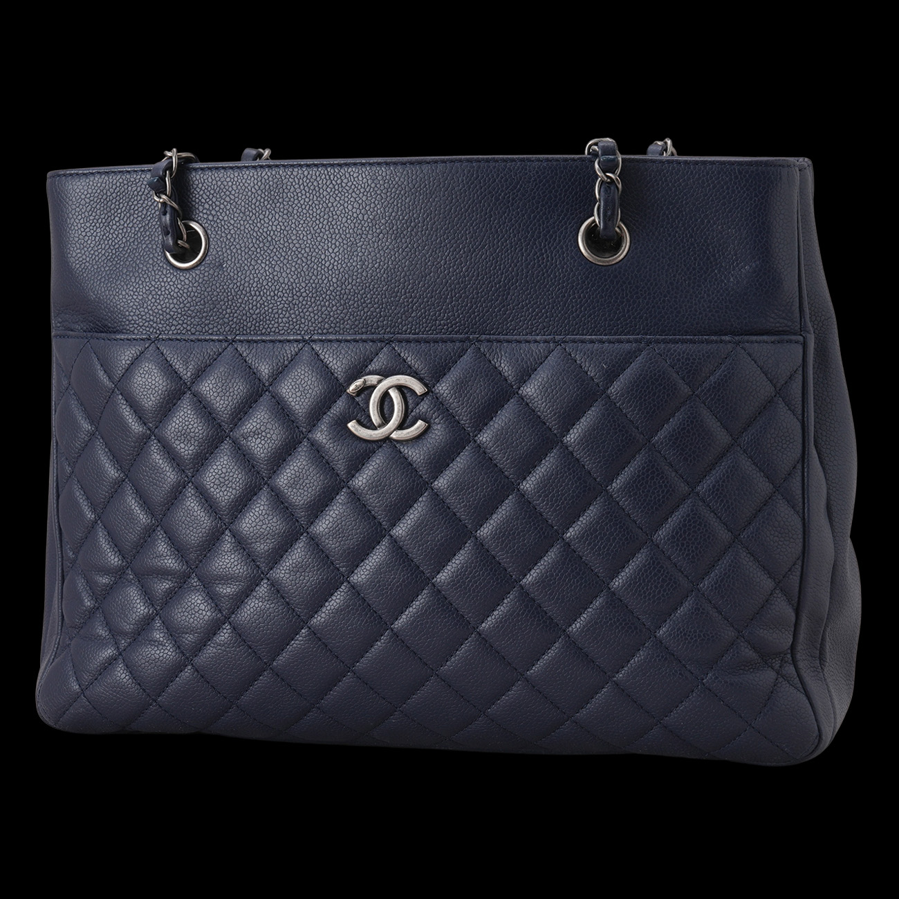 CHANEL(USED)샤넬 시즌 캐비어 쇼퍼백