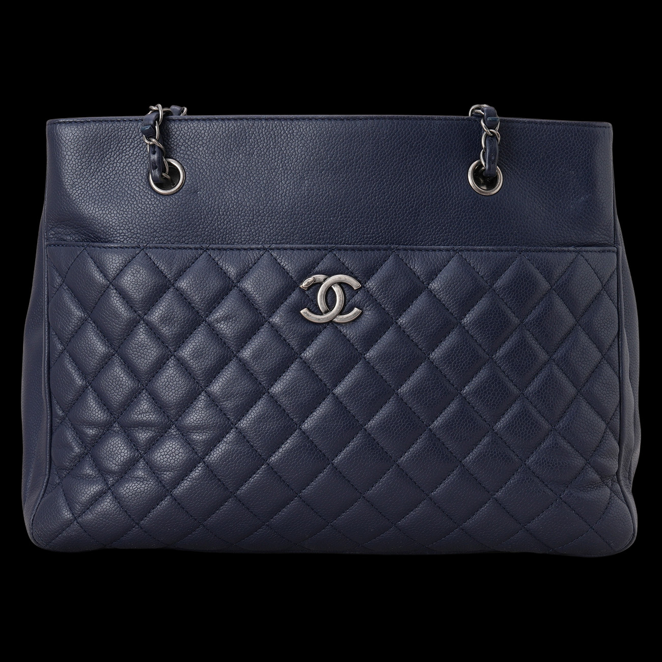 CHANEL(USED)샤넬 시즌 캐비어 쇼퍼백