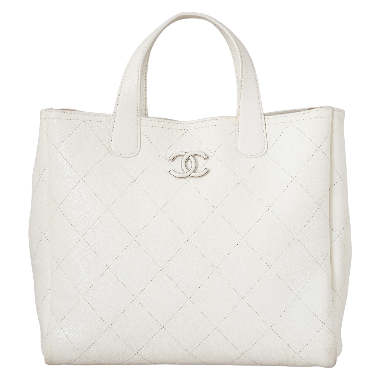 CHANEL(USED)샤넬 시즌 캐비어 토트백