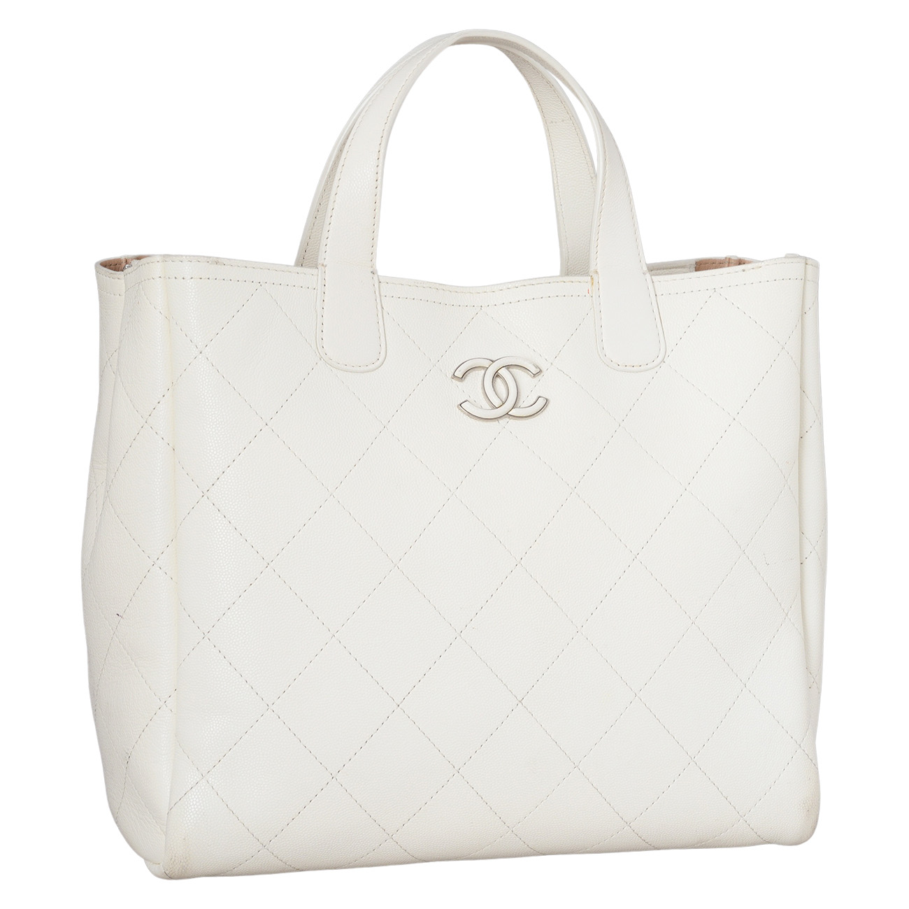 CHANEL(USED)샤넬 시즌 캐비어 토트백