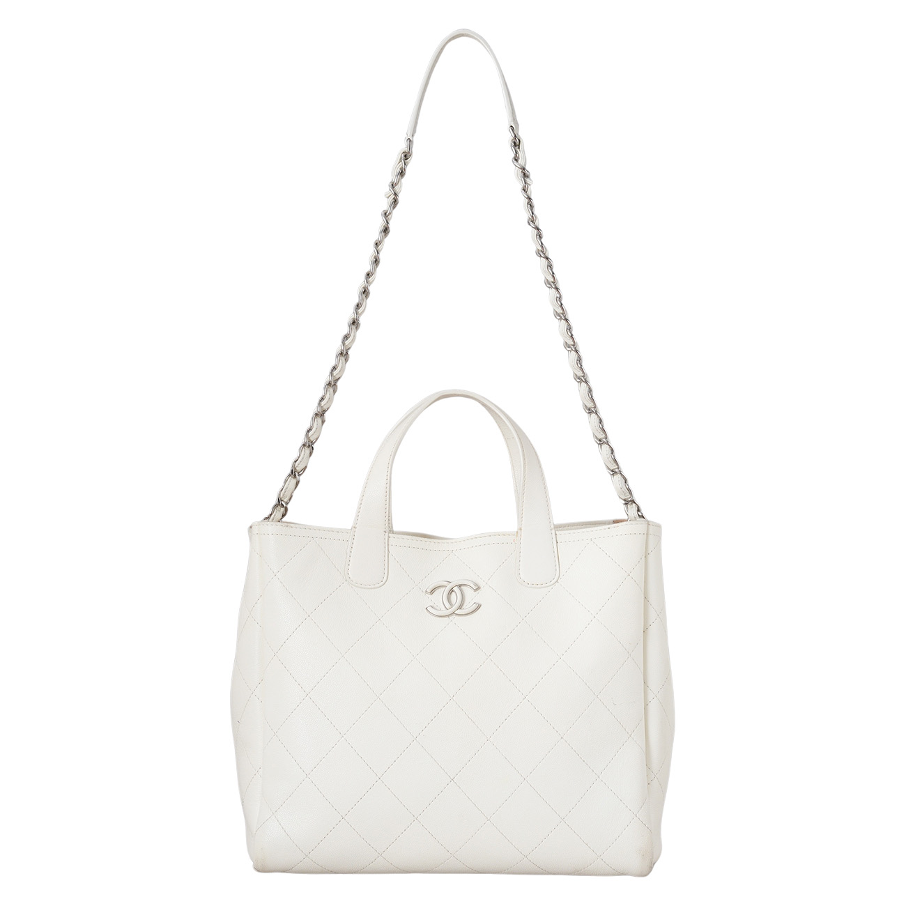 CHANEL(USED)샤넬 시즌 캐비어 토트백