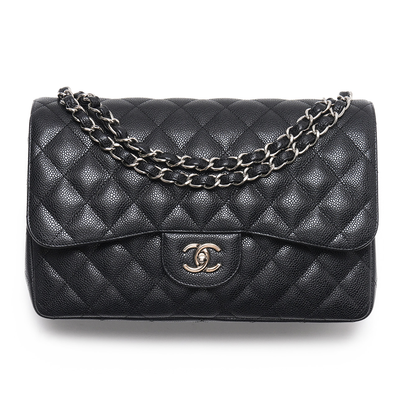 CHANEL(USED)샤넬 캐비어 클래식 라지 플랩백