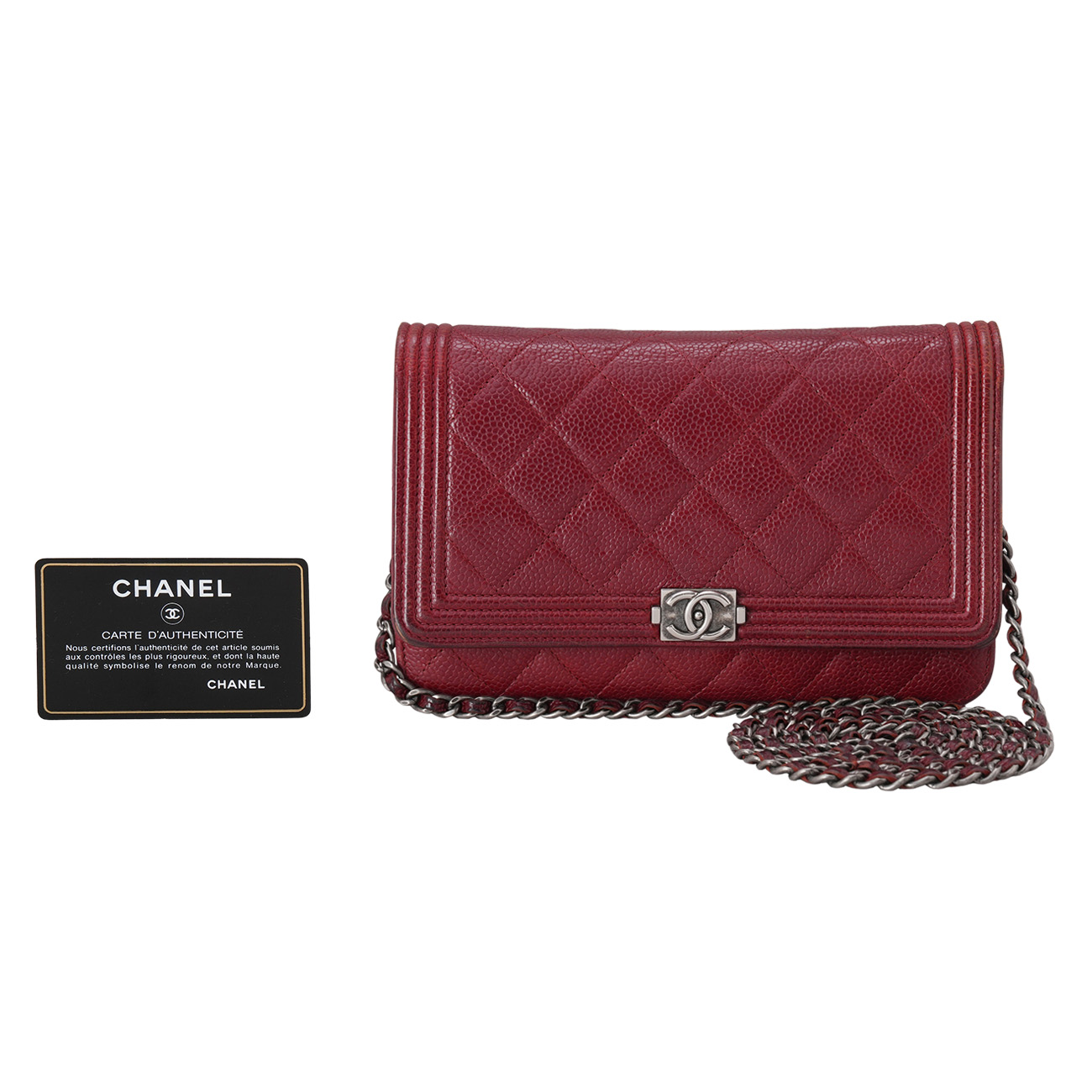 CHANEL(USED)샤넬 캐비어 클래식 WOC