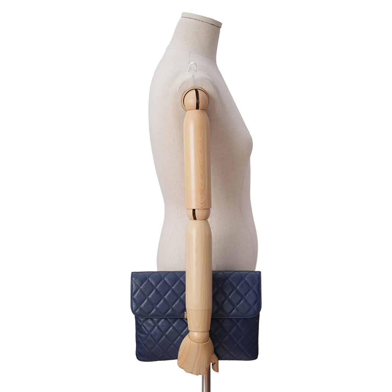 CHANEL(USED)샤넬 시즌 CC로고 플랩 클러치