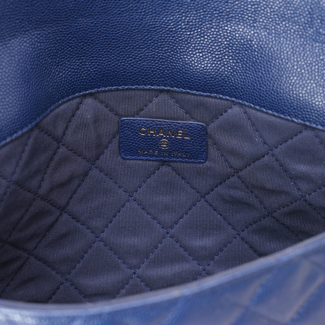 CHANEL(USED)샤넬 시즌 CC로고 플랩 클러치