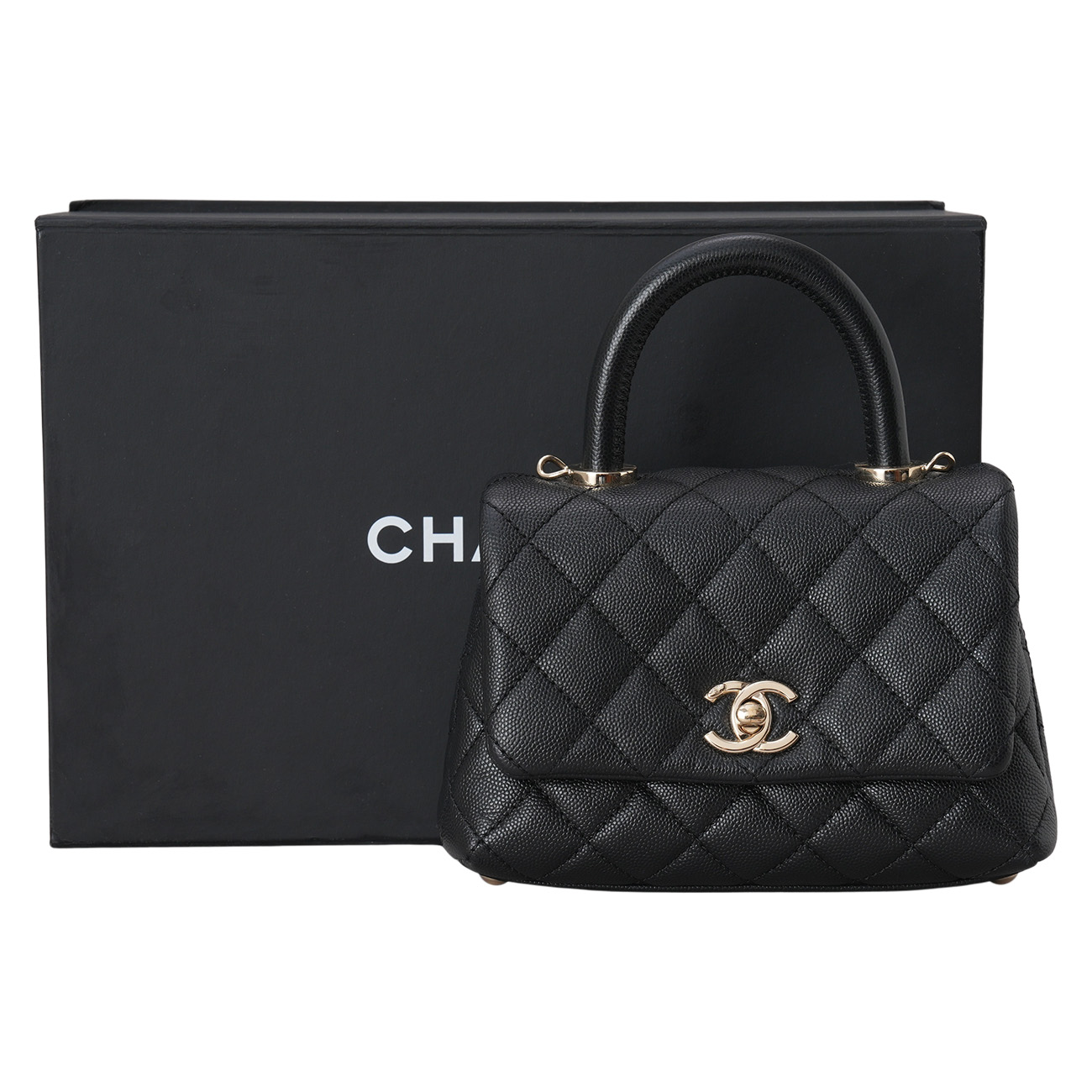 CHANEL(USED)샤넬 캐비어 코코핸들 미니